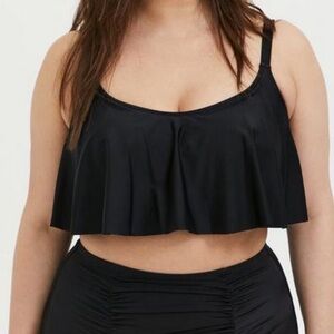 Torrid black wire free Bikini top